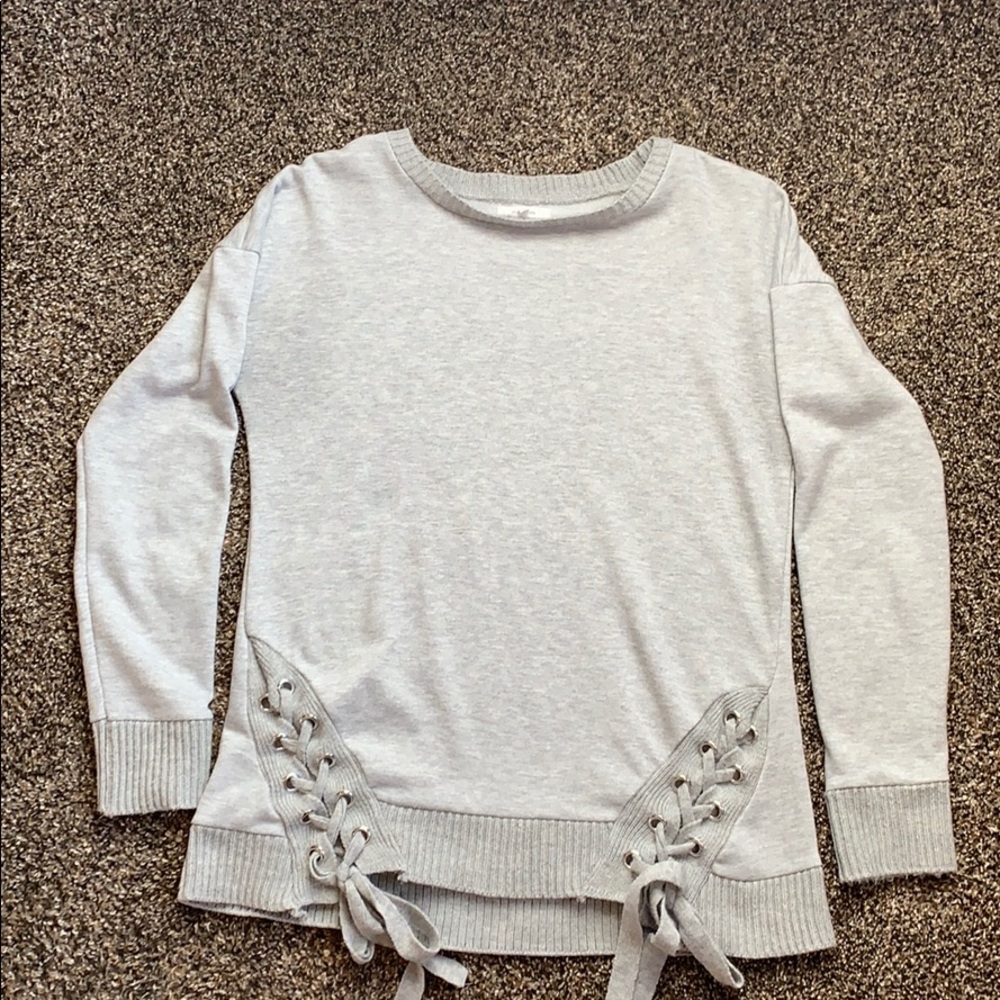 Maurice’s tie front detail sweatshirt